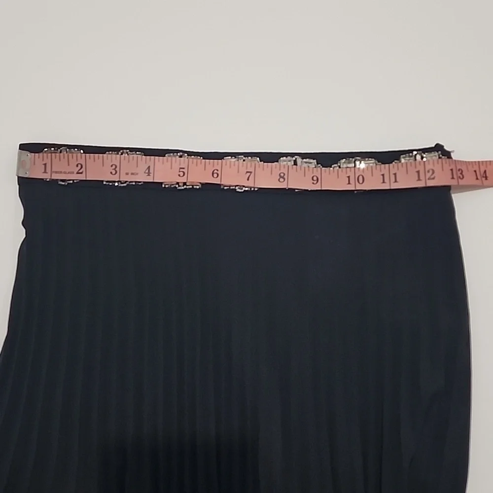 Elisabetta Franchi Crystal Embellished Skirt (SZ 40)